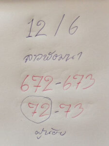 แนวทางหวยลาว 12/6/67 ชุดที่ 5