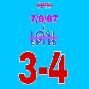 แนวทางหวยลาว 7/6/67 ชุดที่ 7