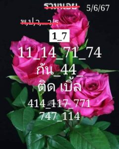 แนวทางหวยฮานอย 5/6/67 ชุดที่ 10