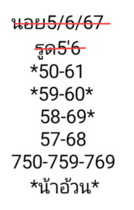 แนวทางหวยฮานอย 5/6/67 ชุดที่ 9