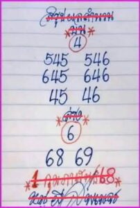 หวยหนูผีพเนจร 1/2/68