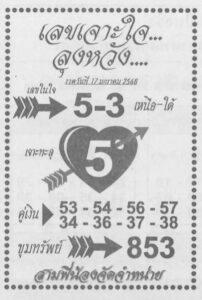 เลขเจาะใจลุงหวัง 17/1/68