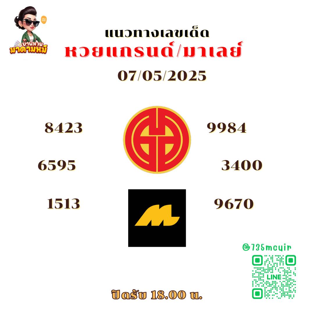 หวยมาเลย์ 7-5-68-10