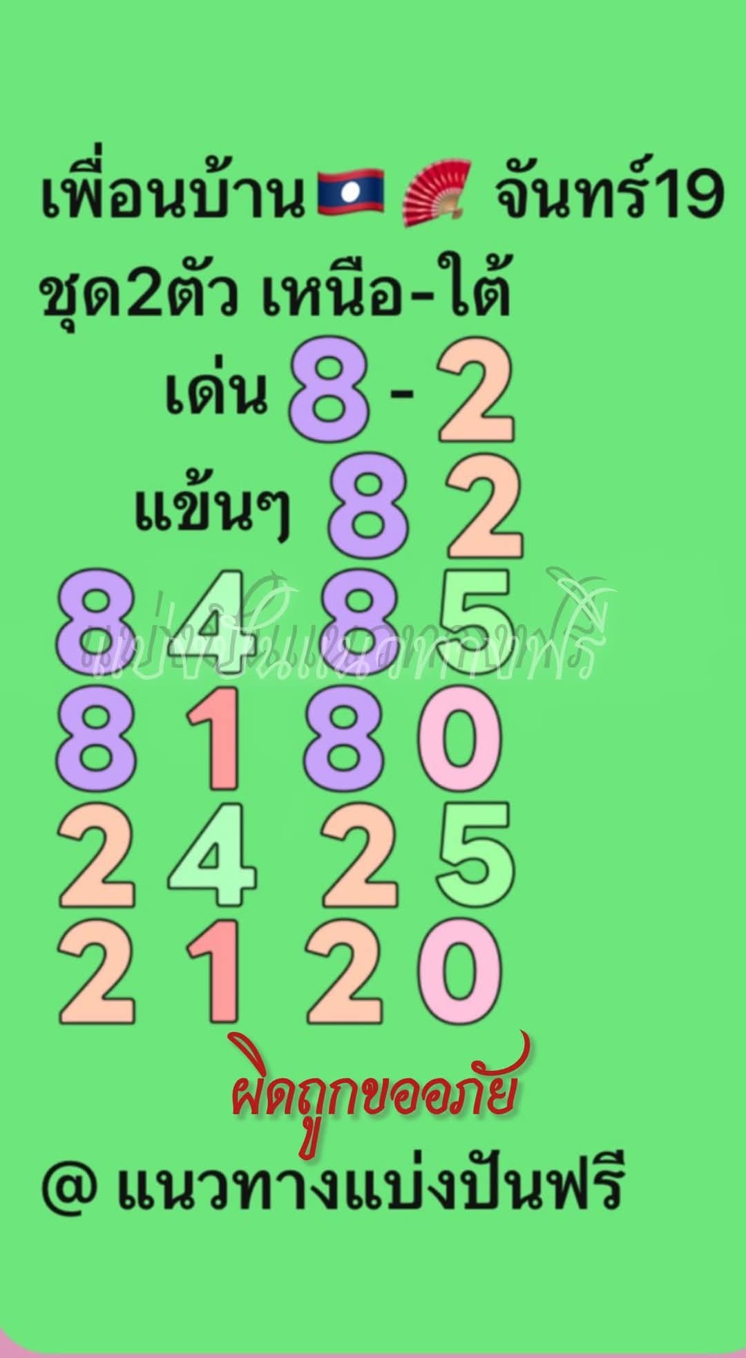แนวทางหวยลาว 19/5/68-2
