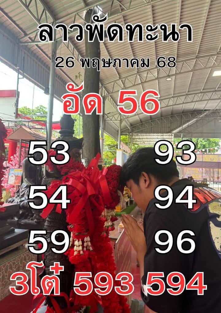 หวยลาว 26-5-68-8