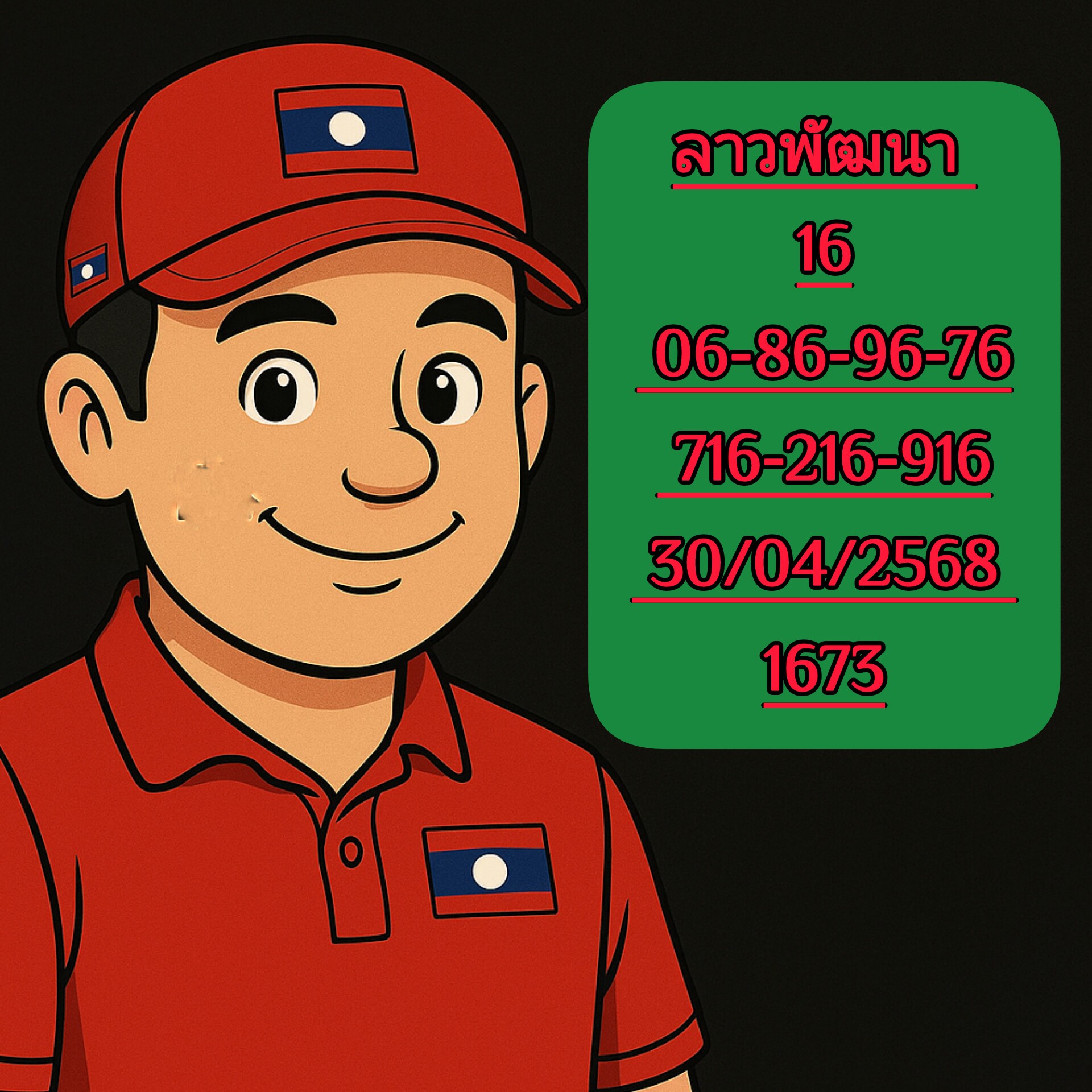 แนวทางหวยลาว 30/4/68