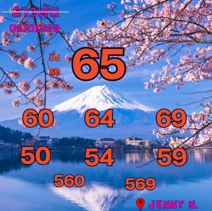 แนวทางหวยลาว 5/5/68