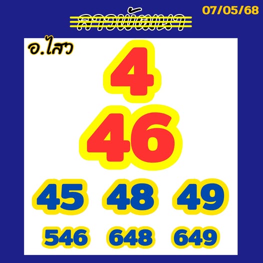 แนวทางหวยลาว 7/5/68-3