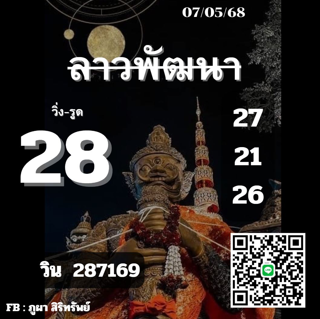 แนวทางหวยลาว 7/5/68-4