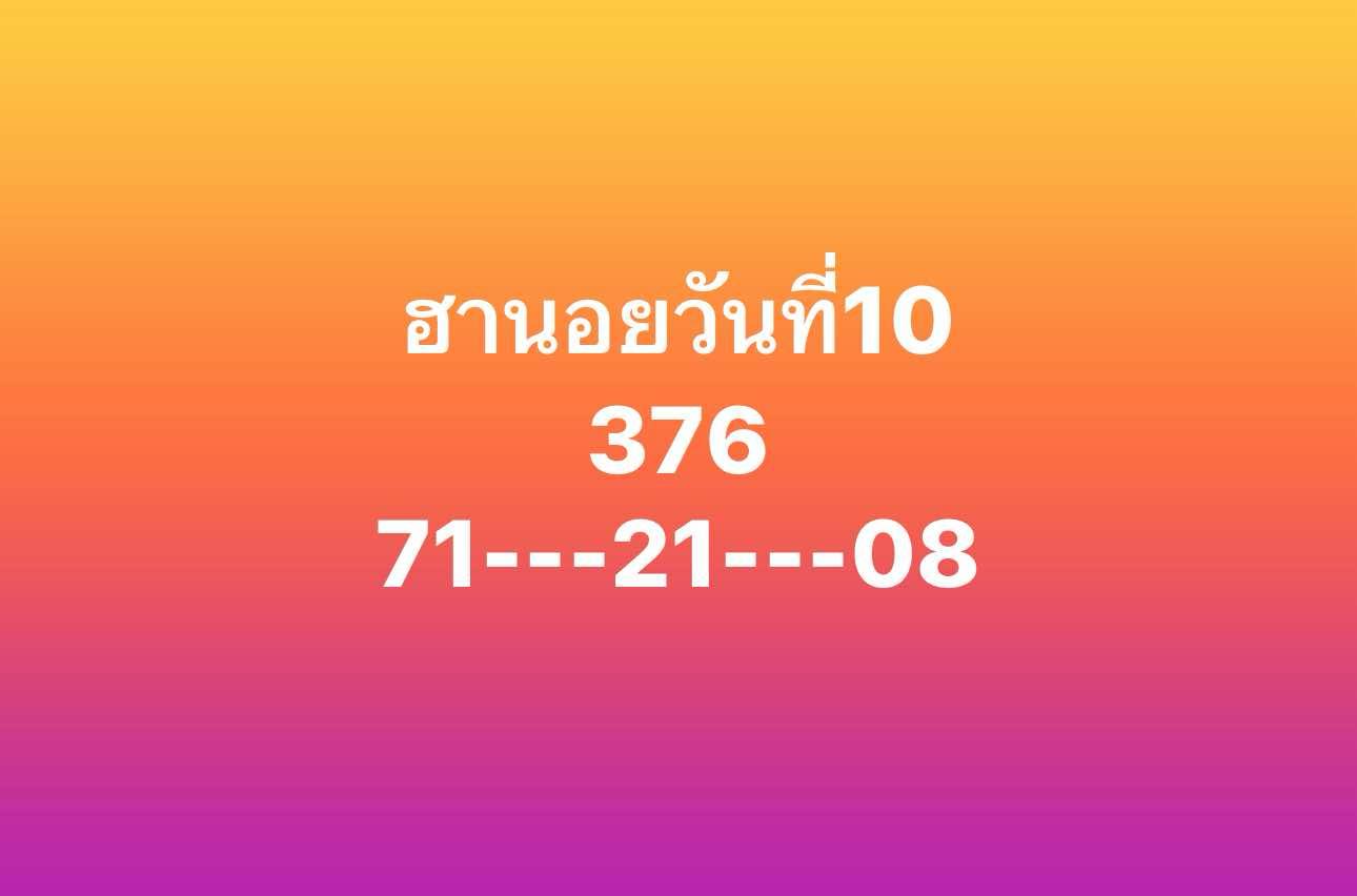 หวยฮานอย 10-5-68-8