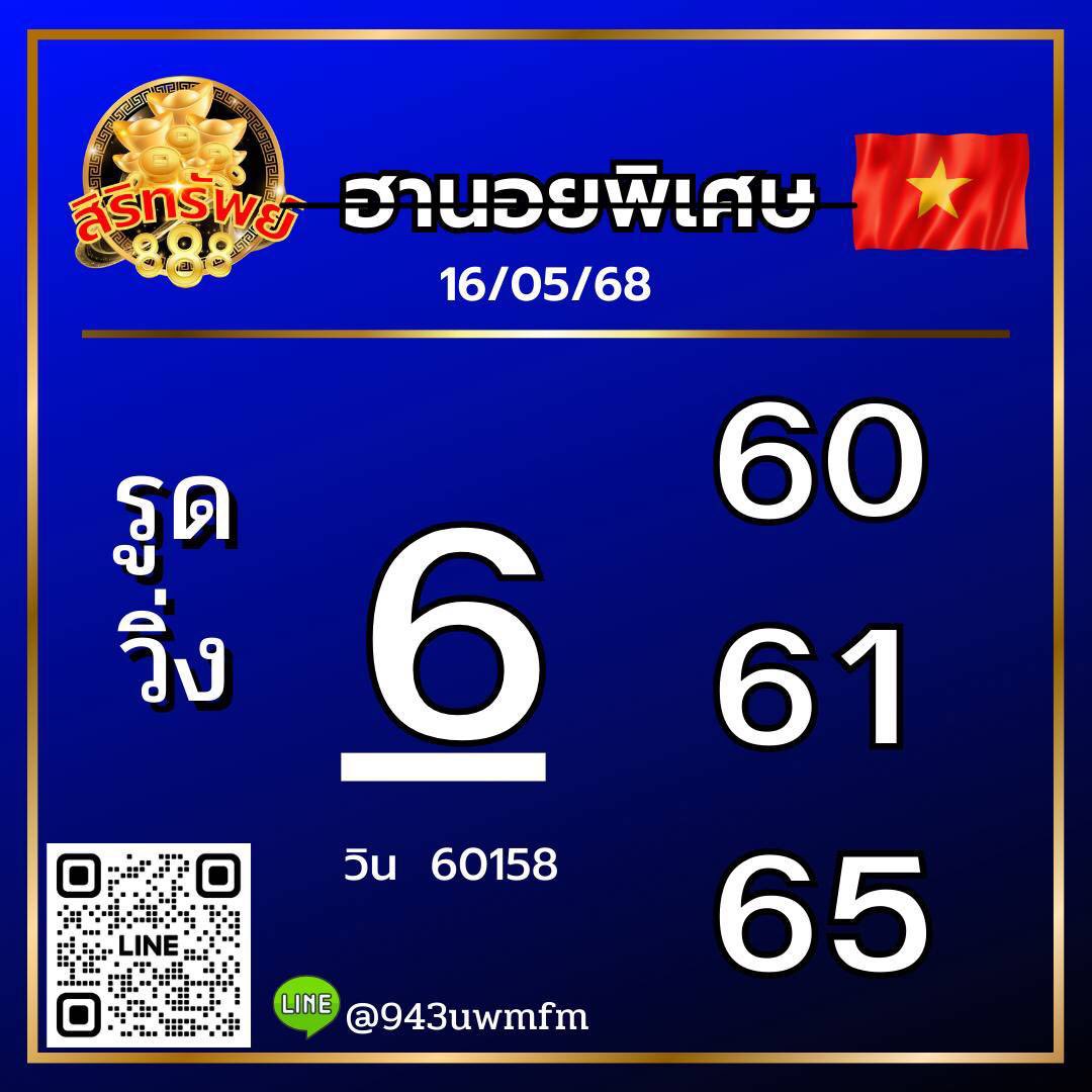 แนวทางหวยฮานอย 16/5/68-3