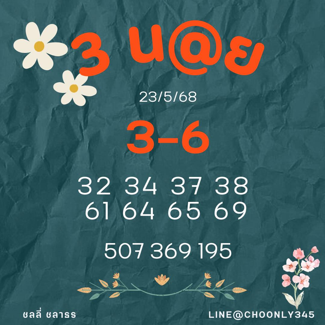 แนวทางหวยฮานอย 23/5/68-4