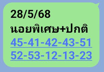 แนวทางหวยฮานอย 28/5/68